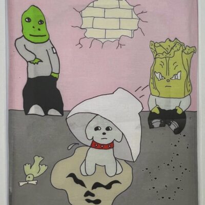 The Mysterious Menagerie Tea Towel by Visaya Hoffie